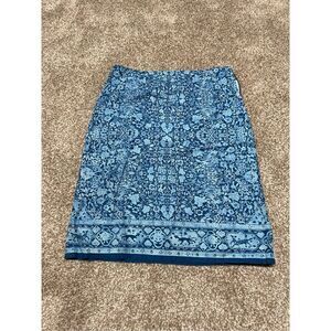 Polo Jeans Co Ralph Lauren women cotton blue skirt size 8